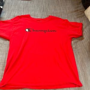 Red Champion t-shirt size large